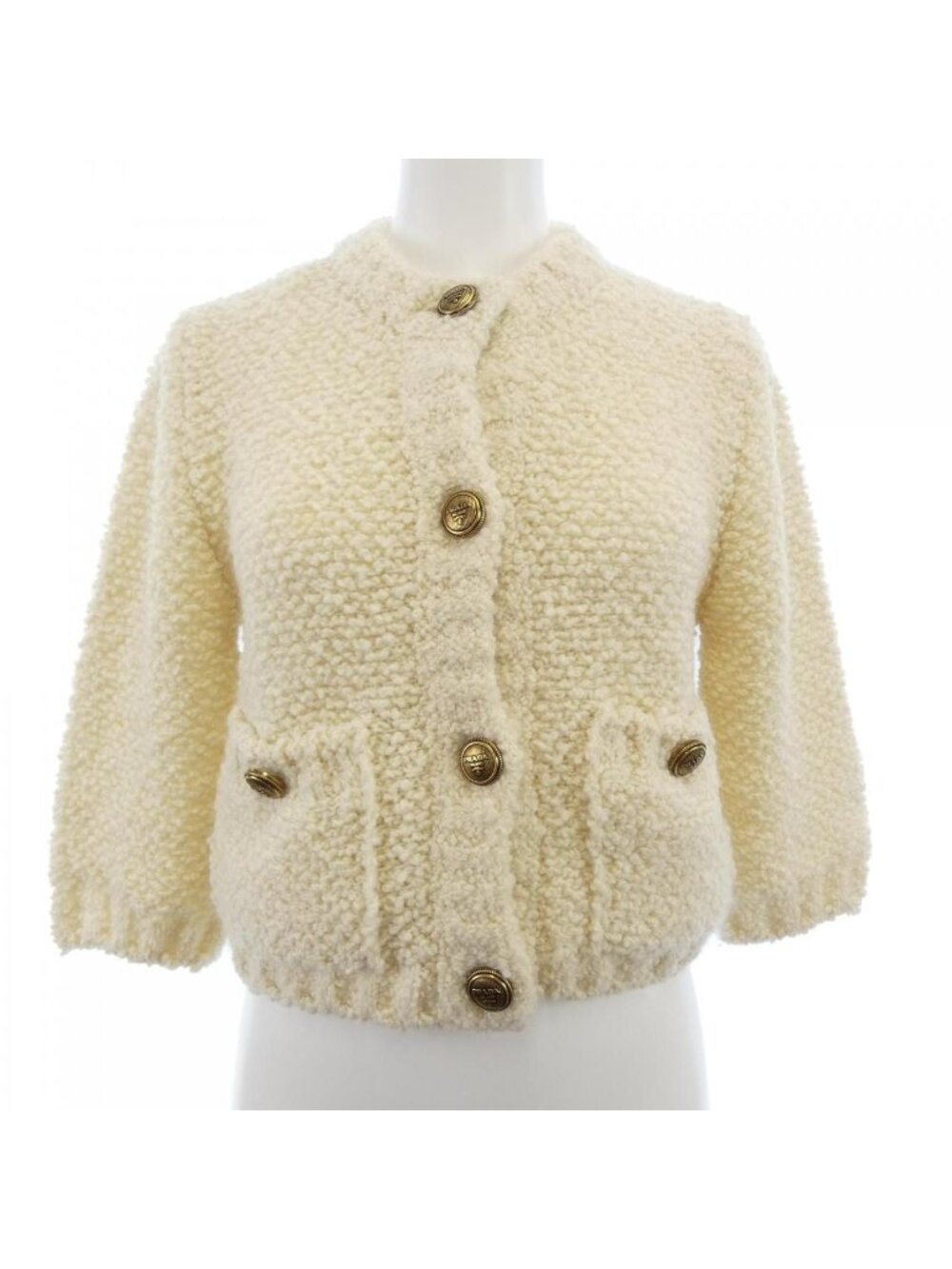 Prada Boucle Mohair 13 CS Cardigan